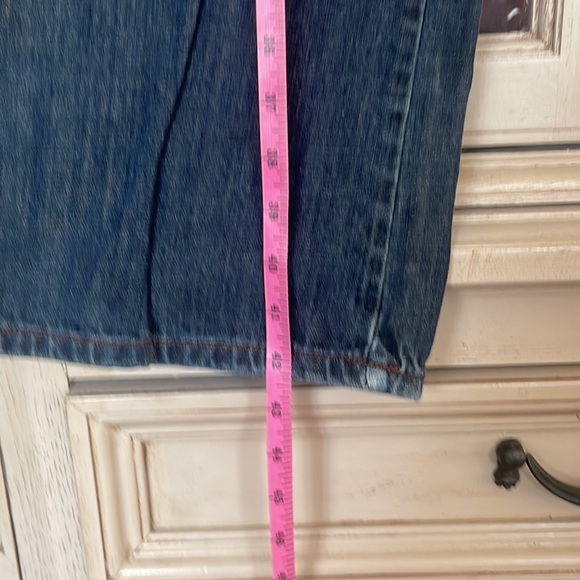 Mark Ecko blue jeans, Size 36 length from the crotch to the bottom is a 32, - Picture 8 of 8